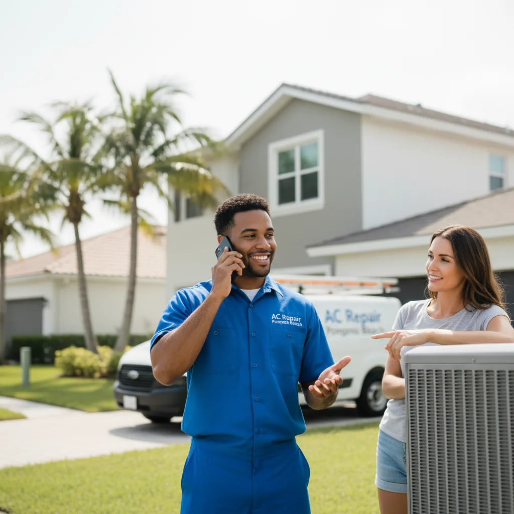 AC Repair Pompano Beach customer support in Farmington